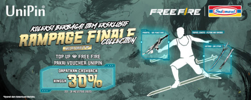 Koleksi Berbagai Item Ekslusif Free Fire – Top Up Diamonds Pakai UniPin dan Dapatkan Cashback 30%